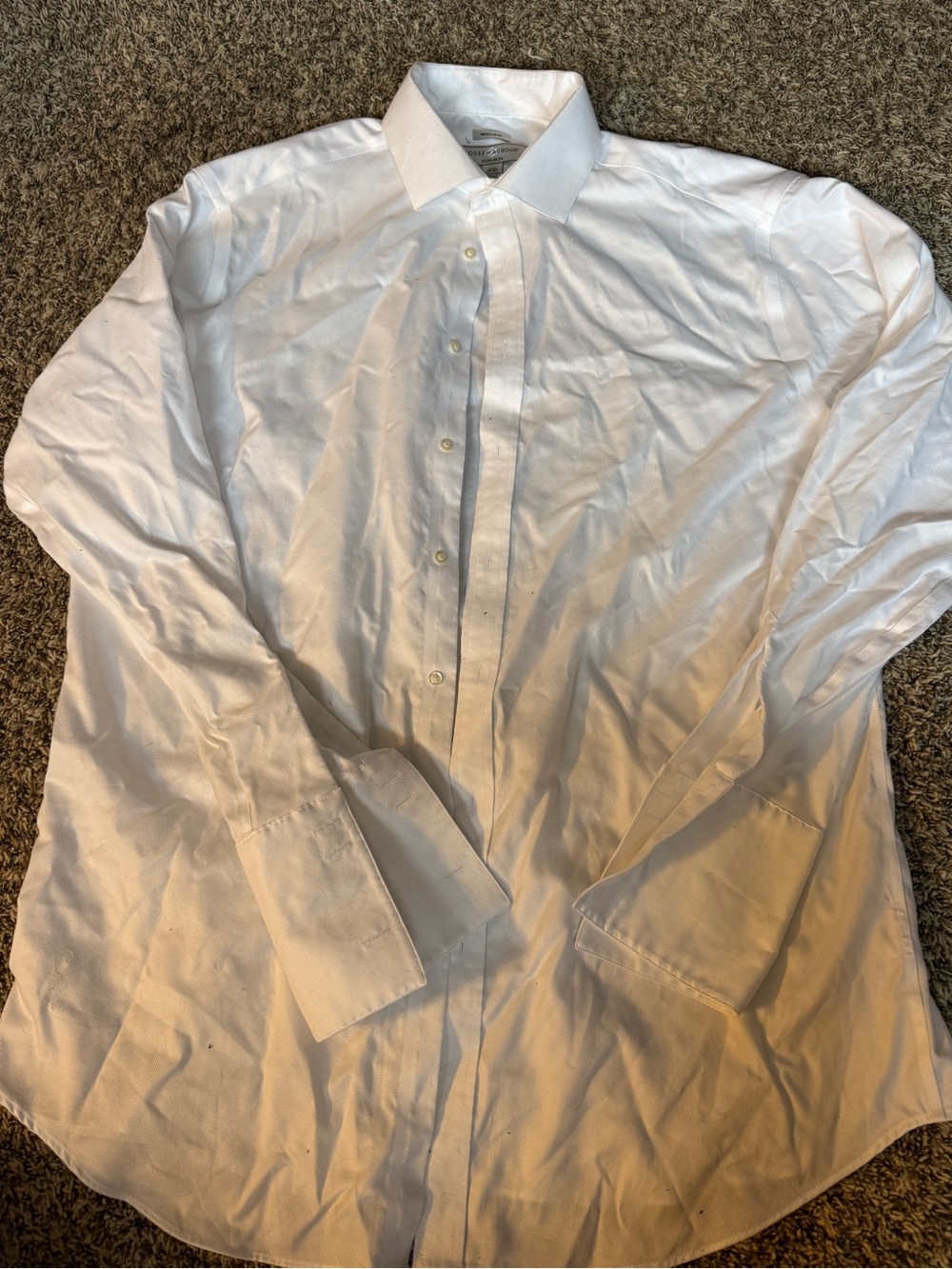 Joseph Abboud White Men's Dress Shirt